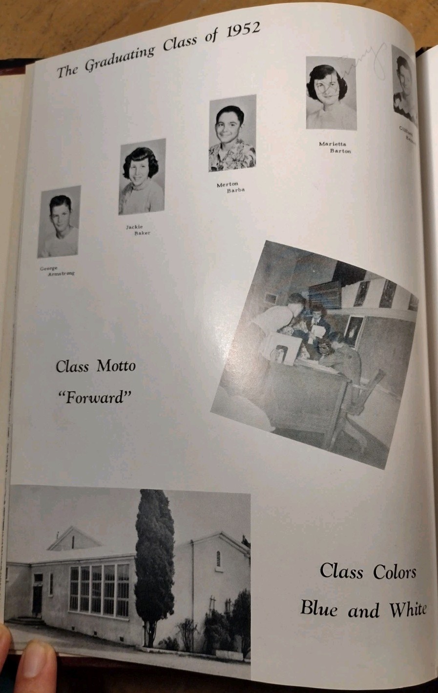 1952 GERBER UNION Elementary School K-8 Yearbook (Red Bluff, CA) Good Condition