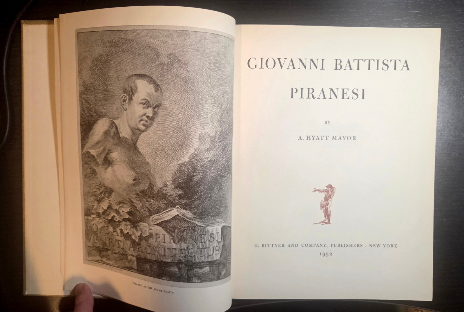 Piranesi 1952 1st Ed Hyatt Mayor ARTIST OWNED Ronald Ahlstrom w/Annotations RARE