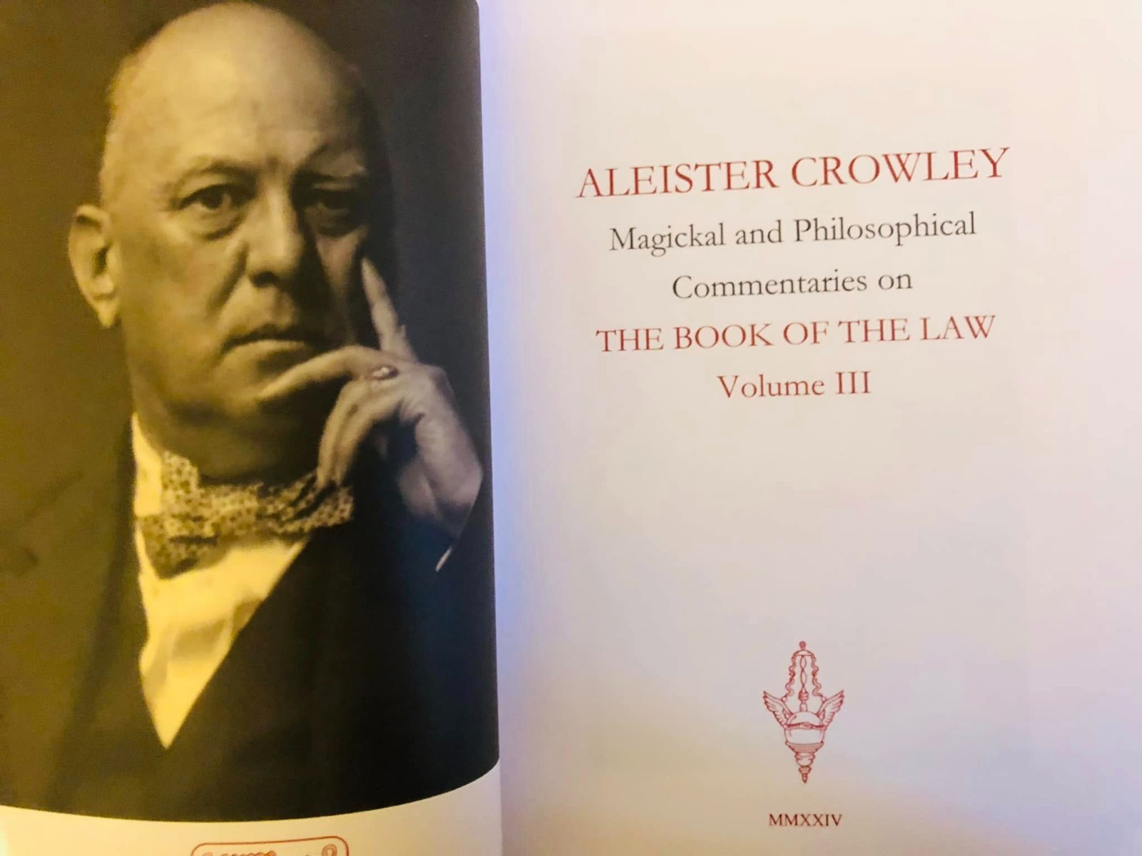 Aleister Crowley Book of The Law complete Commentaries Set : occult rare thelema