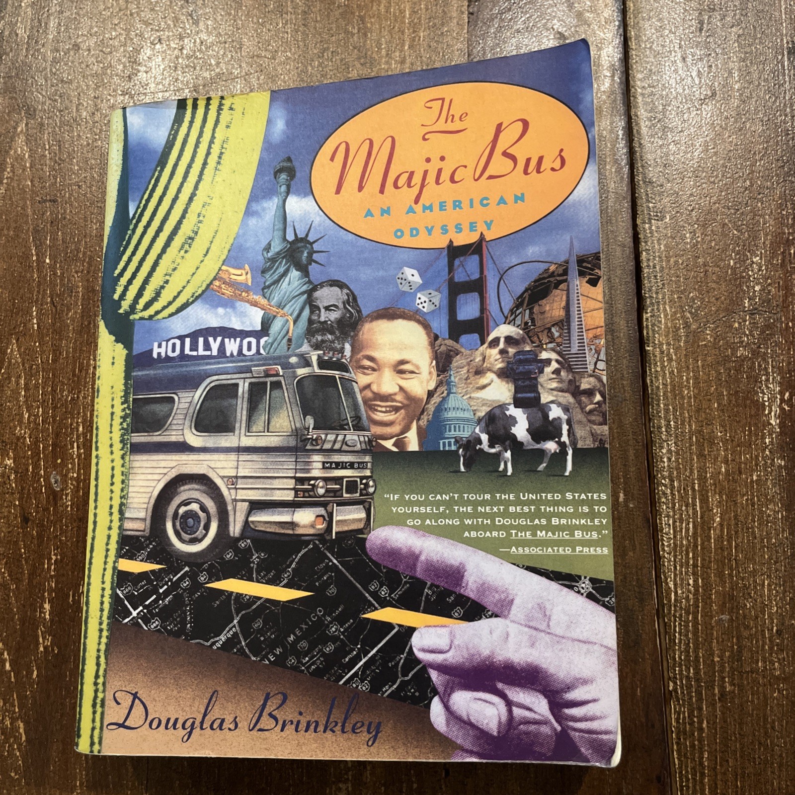 THE MAJIC BUS An American Odyssey by Douglas Brinkley (Paperback 1994)