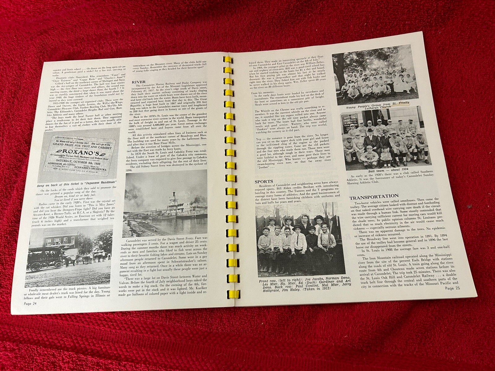 REFLECTIONS OF CARONDELET (1891 – 1966) ST LOUIS MO Missouri book