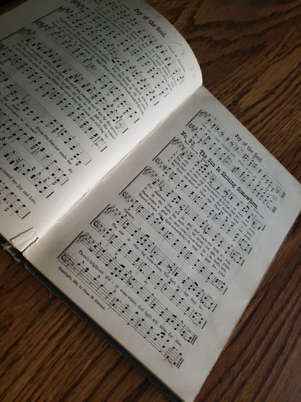 Joyful Praise For Sunday School – Chas. H. Gabriel Hardcover Book Early 1900s