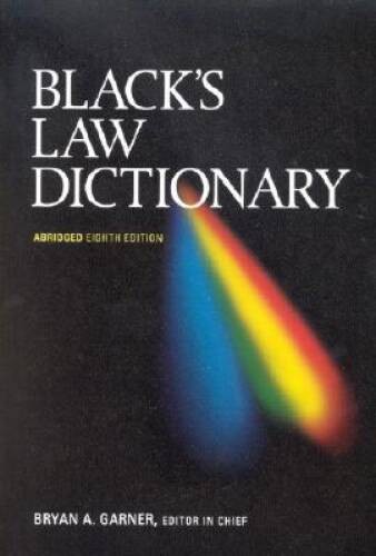 Blacks Law Dictionary: Abridged Version – Paperback – VERY GOOD