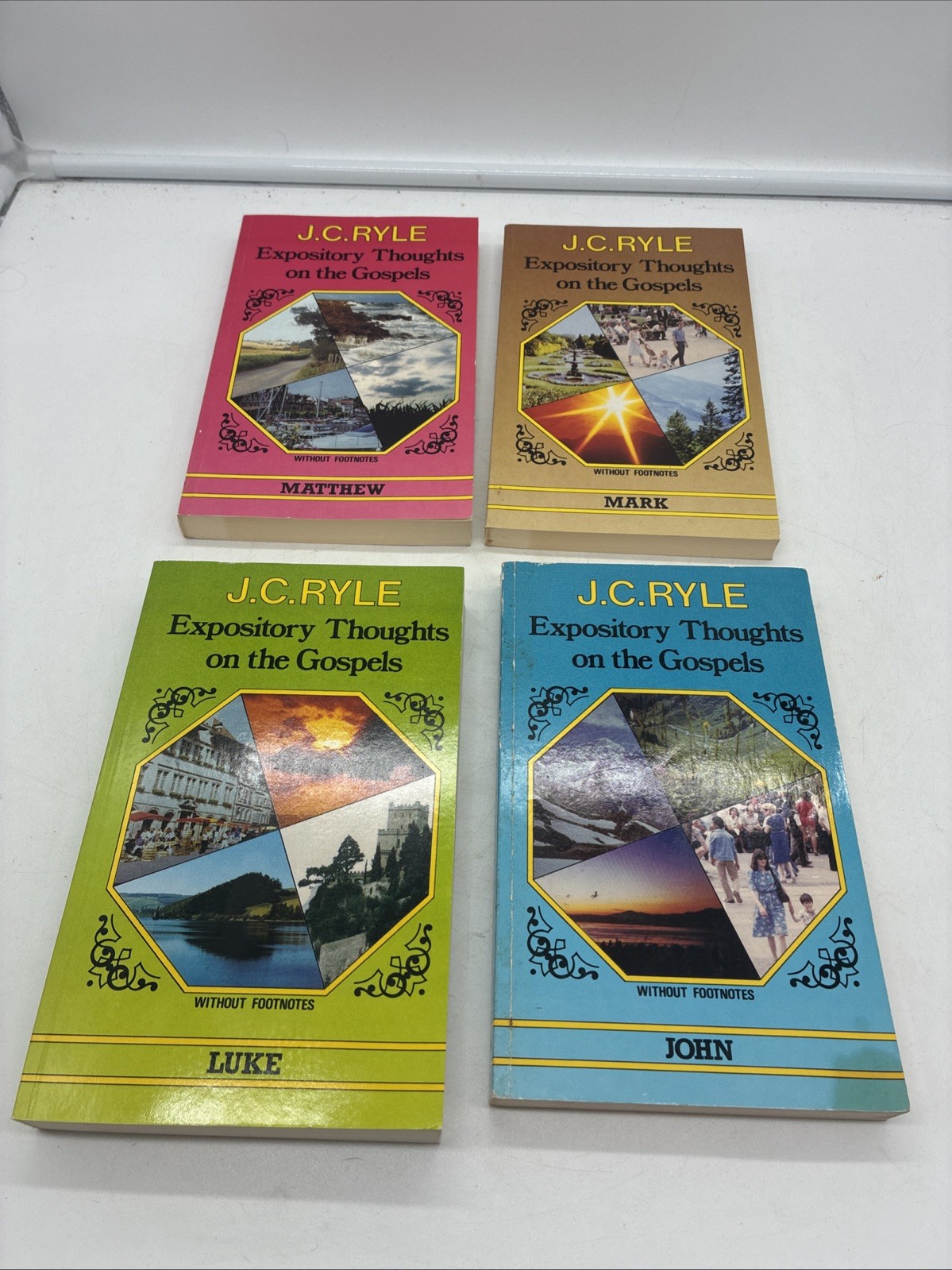 Expository Thoughts on the Gospels Four Volume Set J. C. Ryle Paperback 1985 Exc