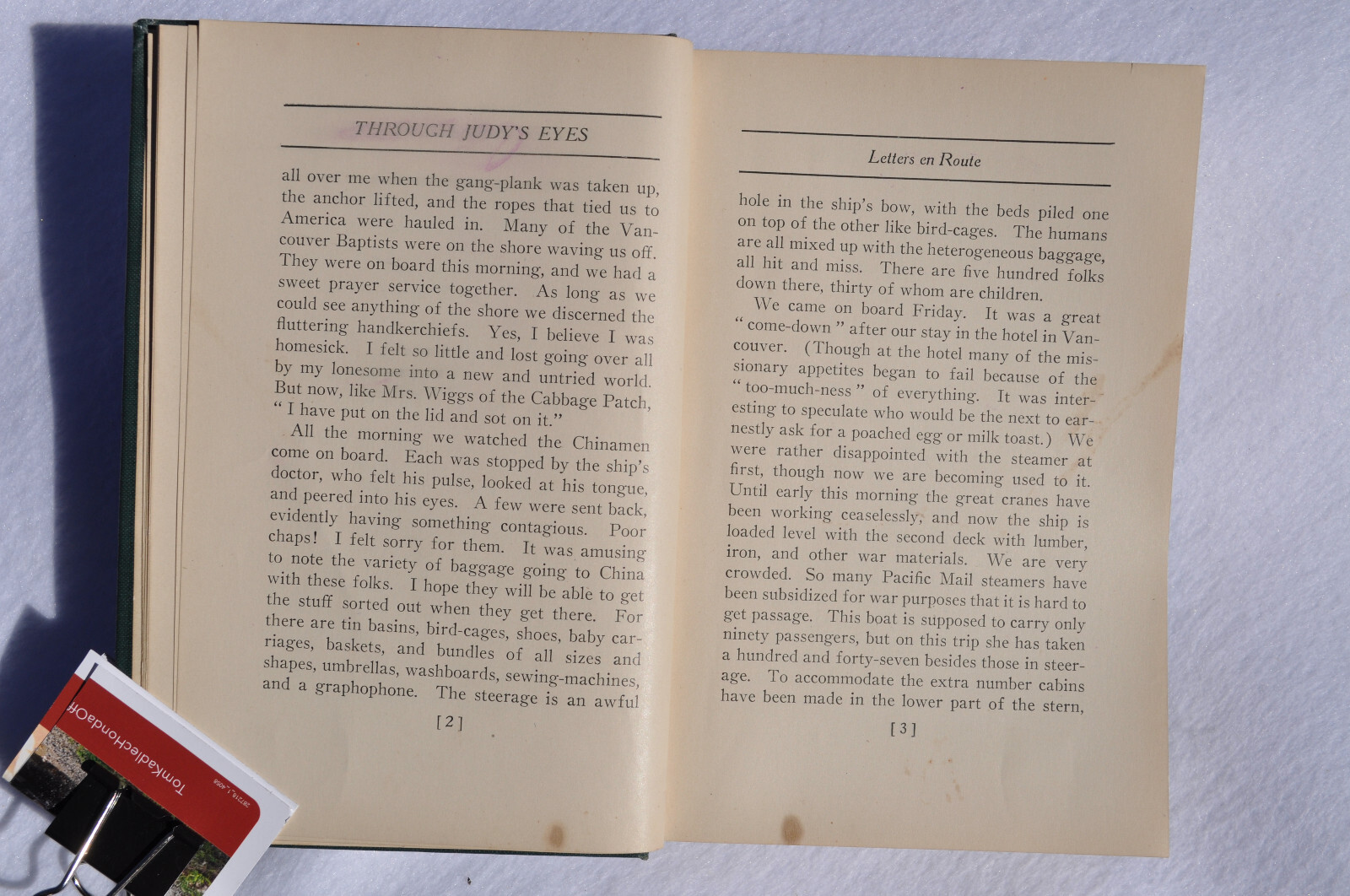 Through Judy’s Eyes; E. Elizabeth Vickland; Judson Press 1924-Christian Missions