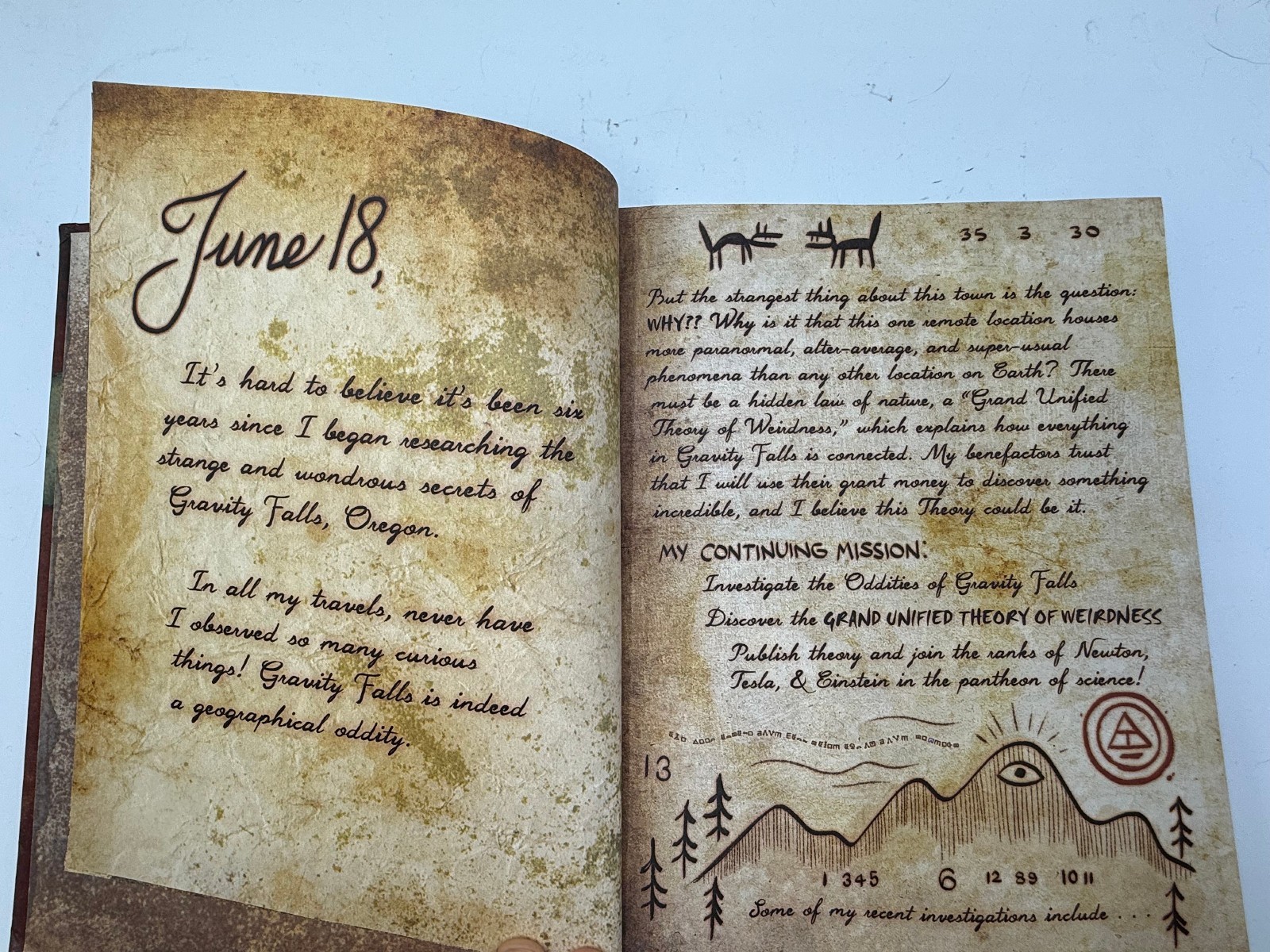 Gravity Falls: Journal 3 Alex Hirsch Hardcover 1st Edition 1st Print July 2016