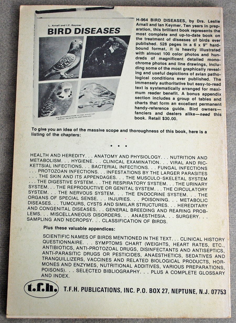 1967 Book Halfmoons & Dwarf Parrots by William Allen