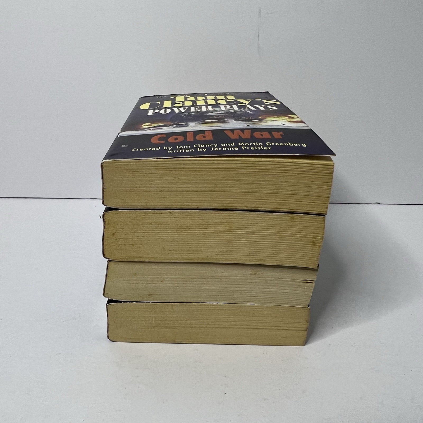 Tom Clancy Power Plays Series Bundle Of 4 Vintage Paperback Books