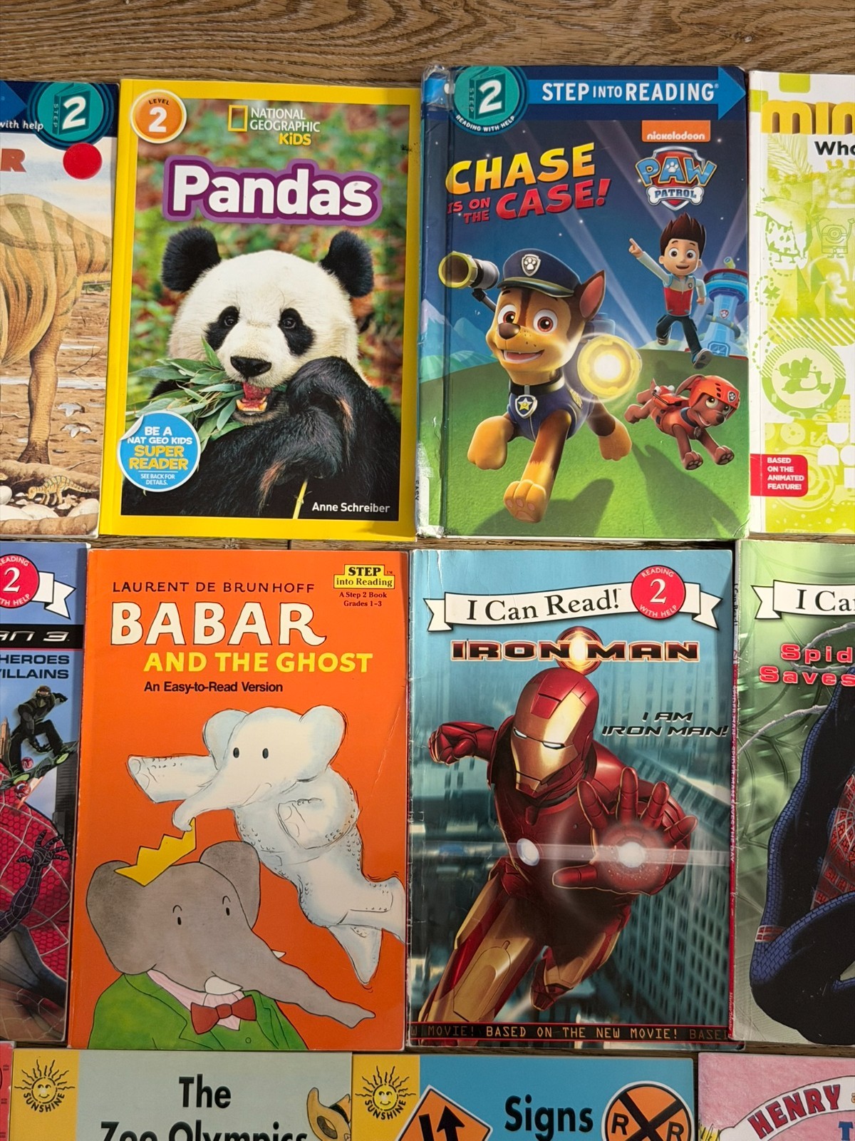 21 Level 2 Reader Book Lot Scholastic I Can Read Step Into Reading Early Readers