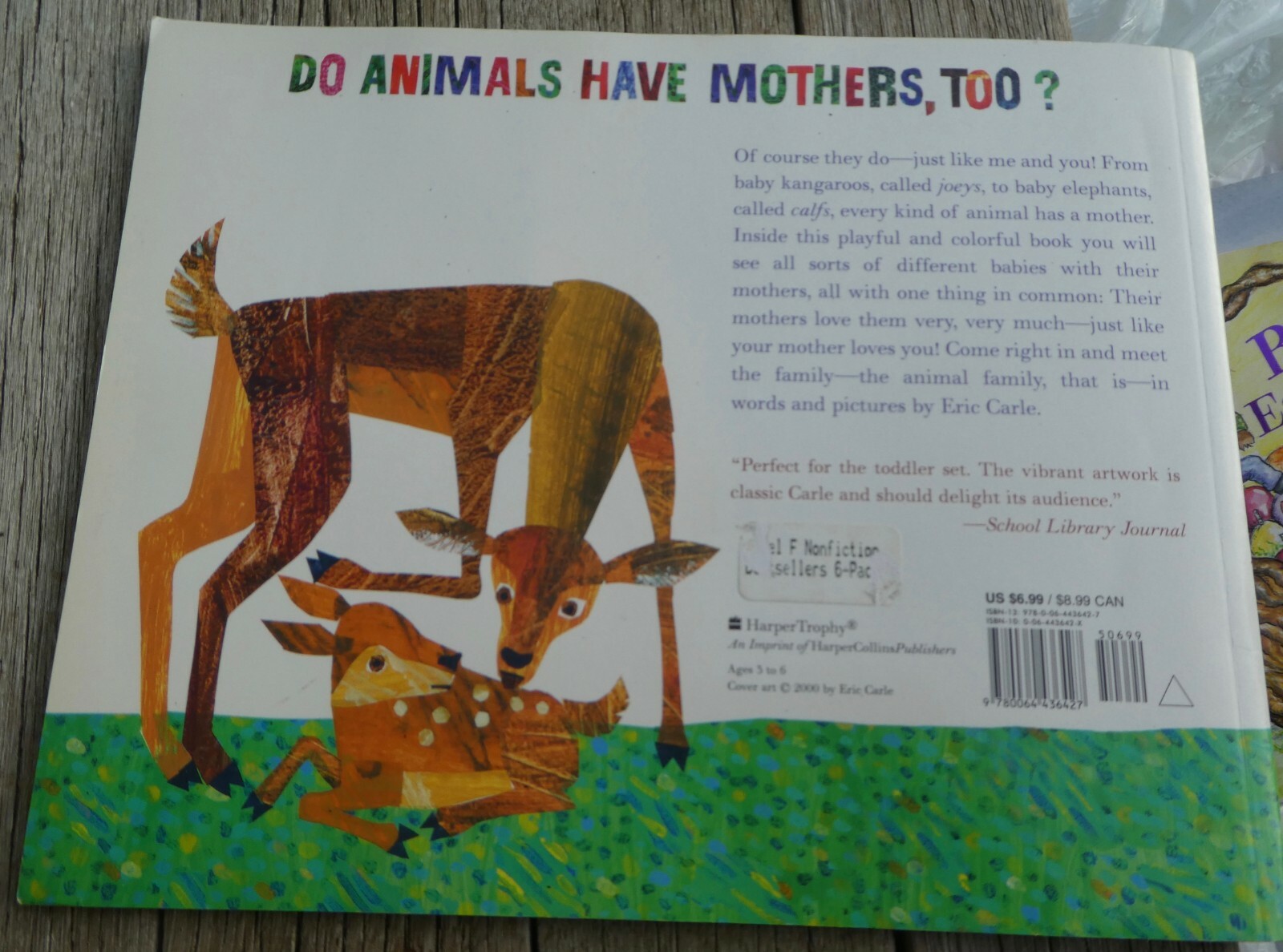 DOES A KANGAROO HAVE A MOTHER, TOO? . BY ERIC CARLE . HC . 9 X 11.25