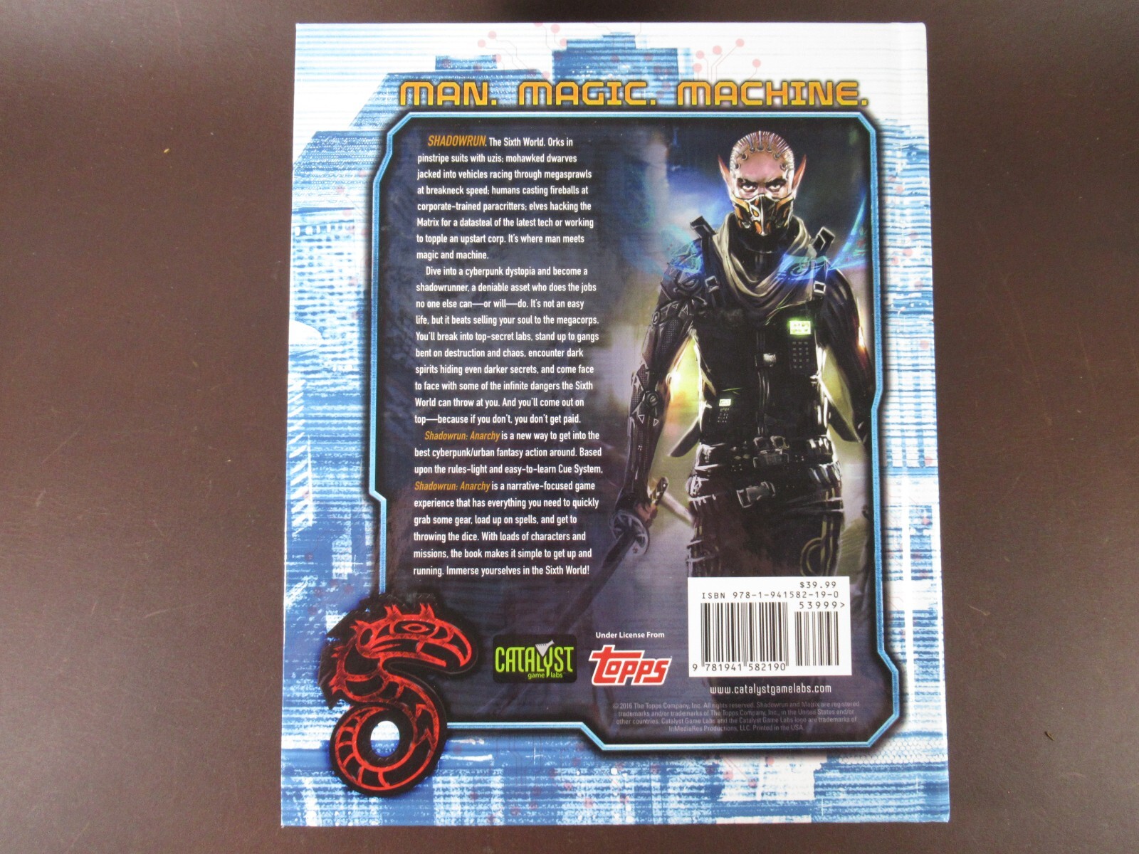 Catalyst Game Labs: Shadowrun Anarchy Alternate Ruleset (H GD)