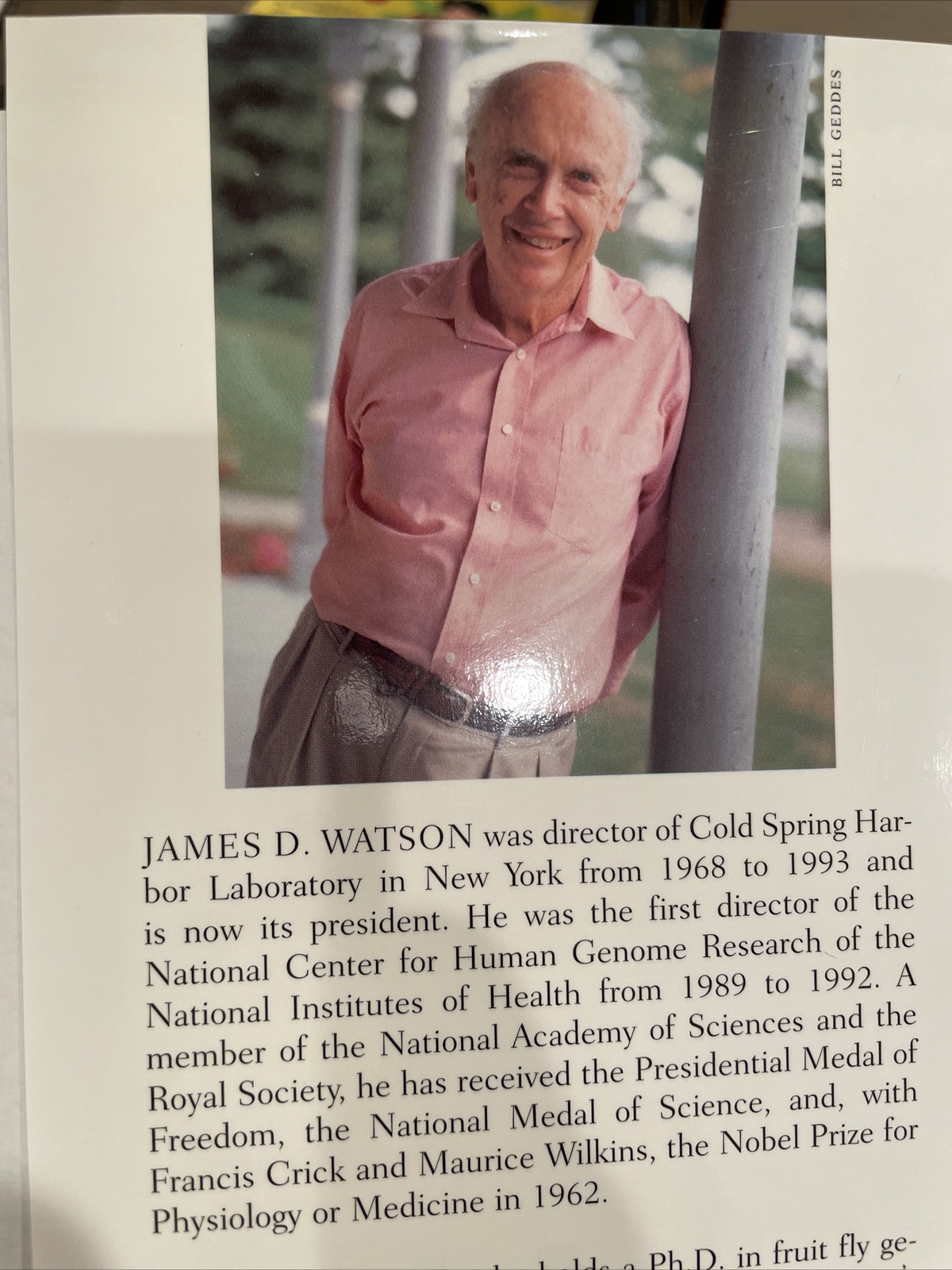James D. Watson SIGNED AUTOGRAPHED DNA The Secret of Life HC