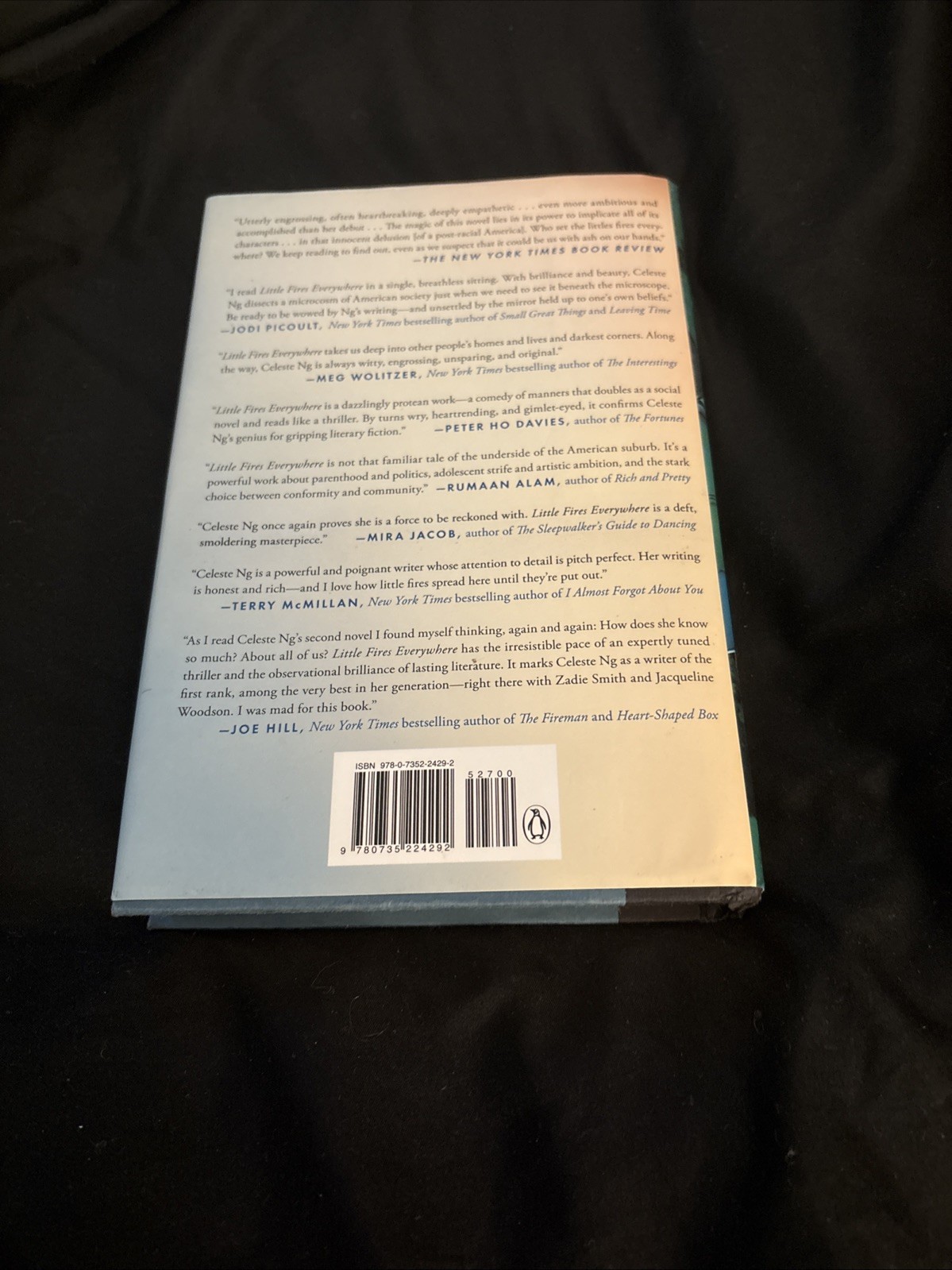 SIGNED Little Fires Everywhere by Celeste Ng Hardcover 2017