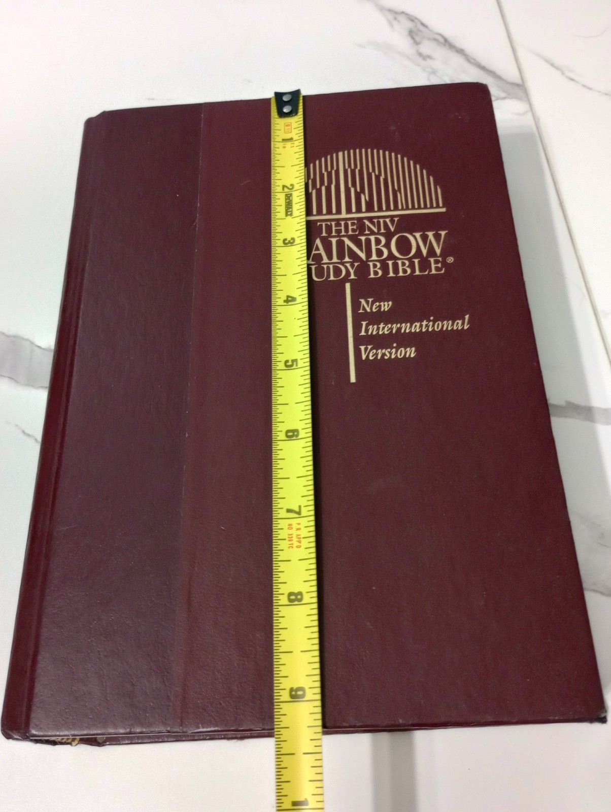 Rainbow Study Bible, NIV, 1996 Color Coded Bold Line Edition, Hardcover