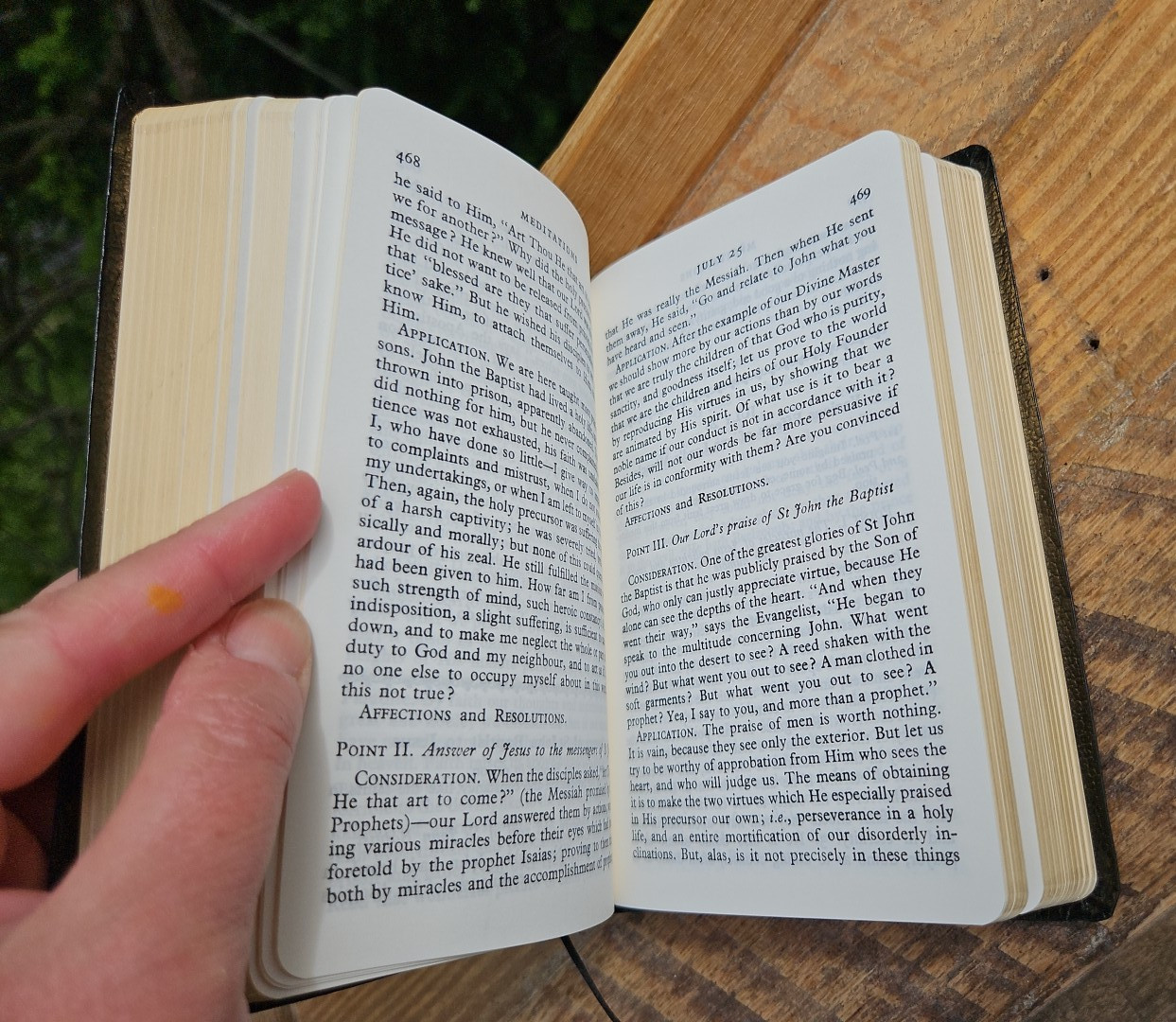 Practical Meditations: For Every Day in the Year Angelus Press Black Leathersoft