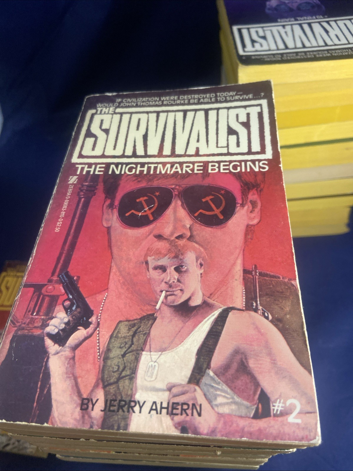 The Survivalist Jerry Ahern PAPERBACK LOT 1-16; 19-24 + Mid-Wake/The Legend NICE