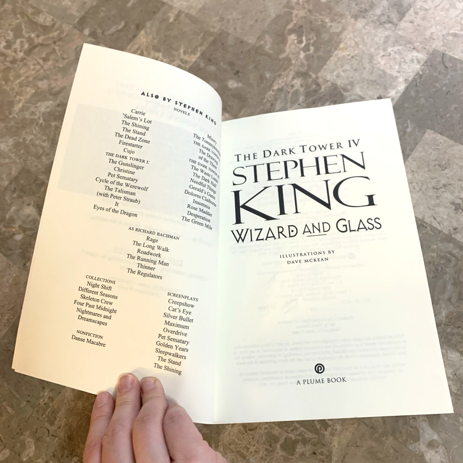 Stephen King The Dark Tower IV Wizard & Glass Plume First Edition 1997 1st Print