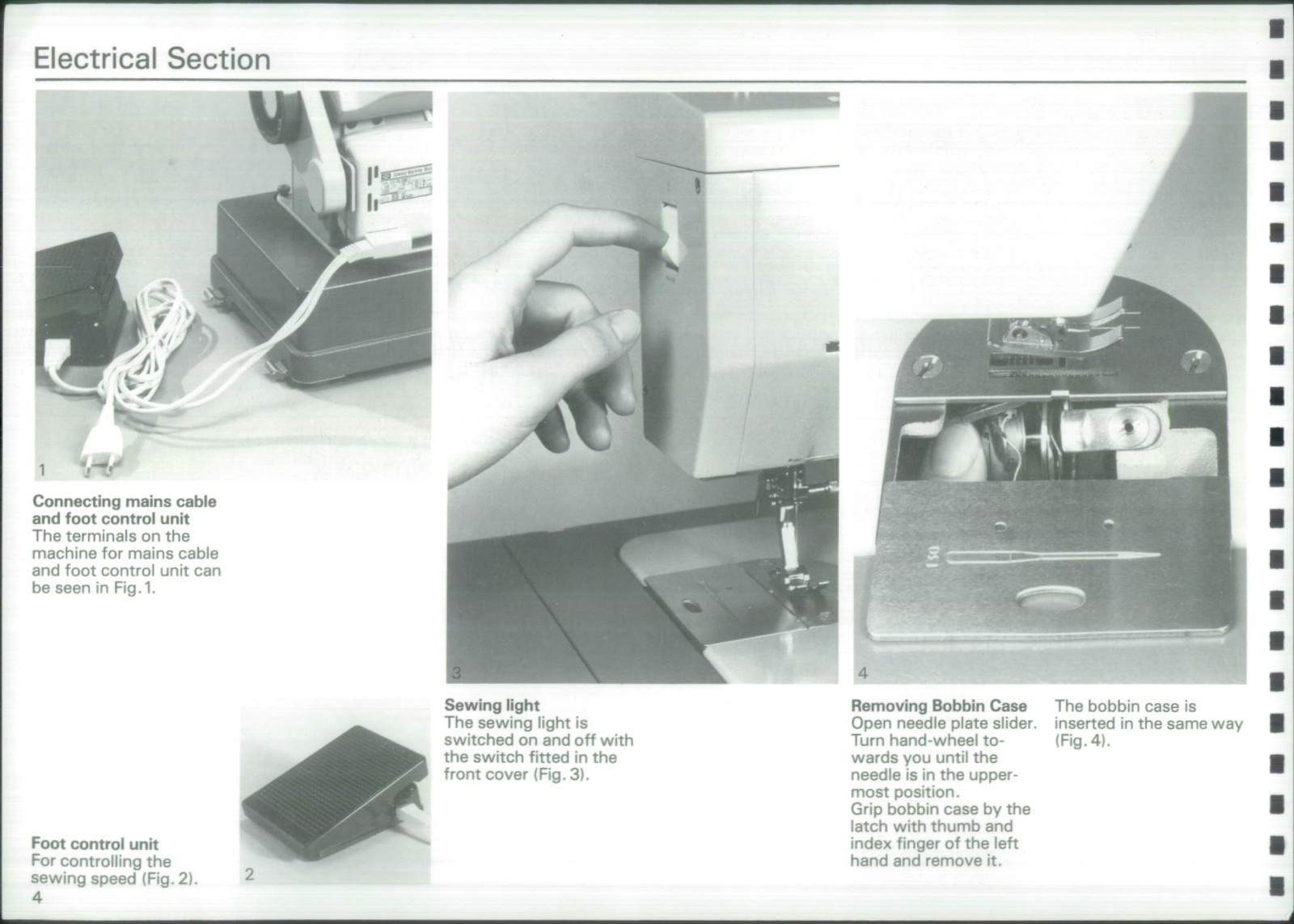 BERNINA 940 950 Favorit Industrial Instruction Manual – WIRE-LOCK BOUND – JACKET