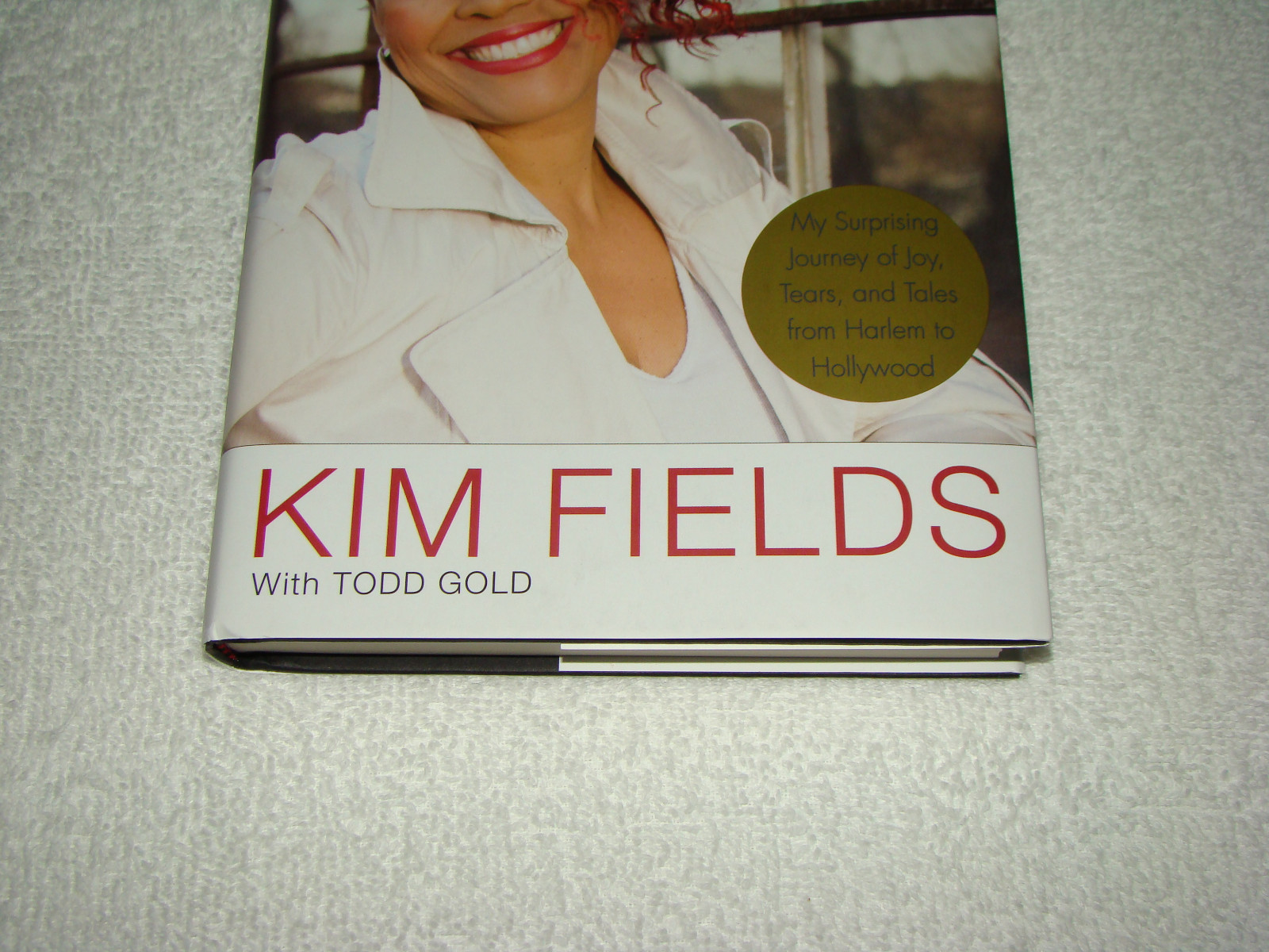 Kim Fields Signed 1st Edition Hardback Book Blessed Life JSA #T41939 Tootie