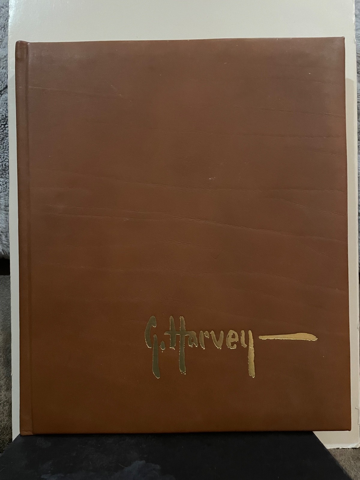 G. HARVEY 1986 TAKING STOCK – PAINTINGS & SCULPTURE SIGNED!! LMT. ED! NM
