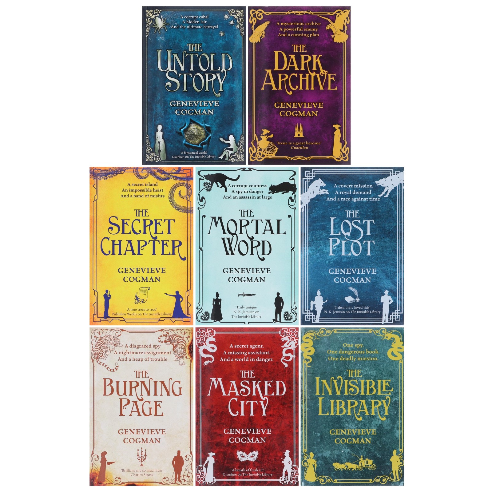 The Invisible Library Series Complete 8 Books Collection Set – Fiction – PB