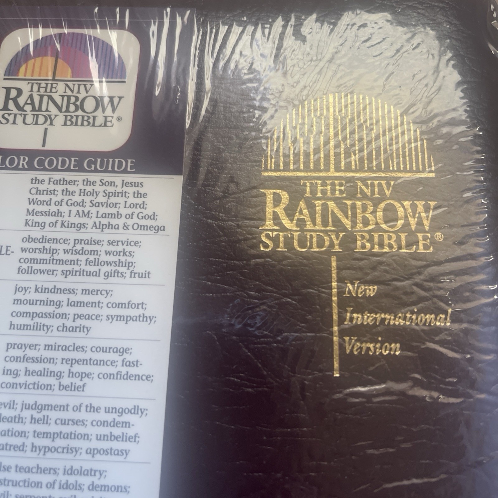 Rainbow Study Bible New International Version NIV Bonded Leather Bold line NEW