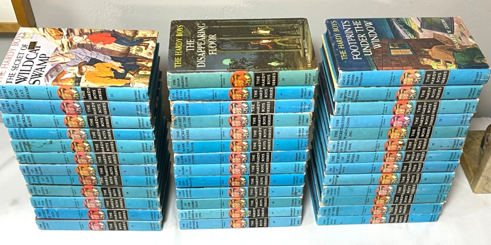 Vintage Hardy Boys 38-Book Lot Grosset & Dunlap 1960s 1970s HC Mystery Set VG+