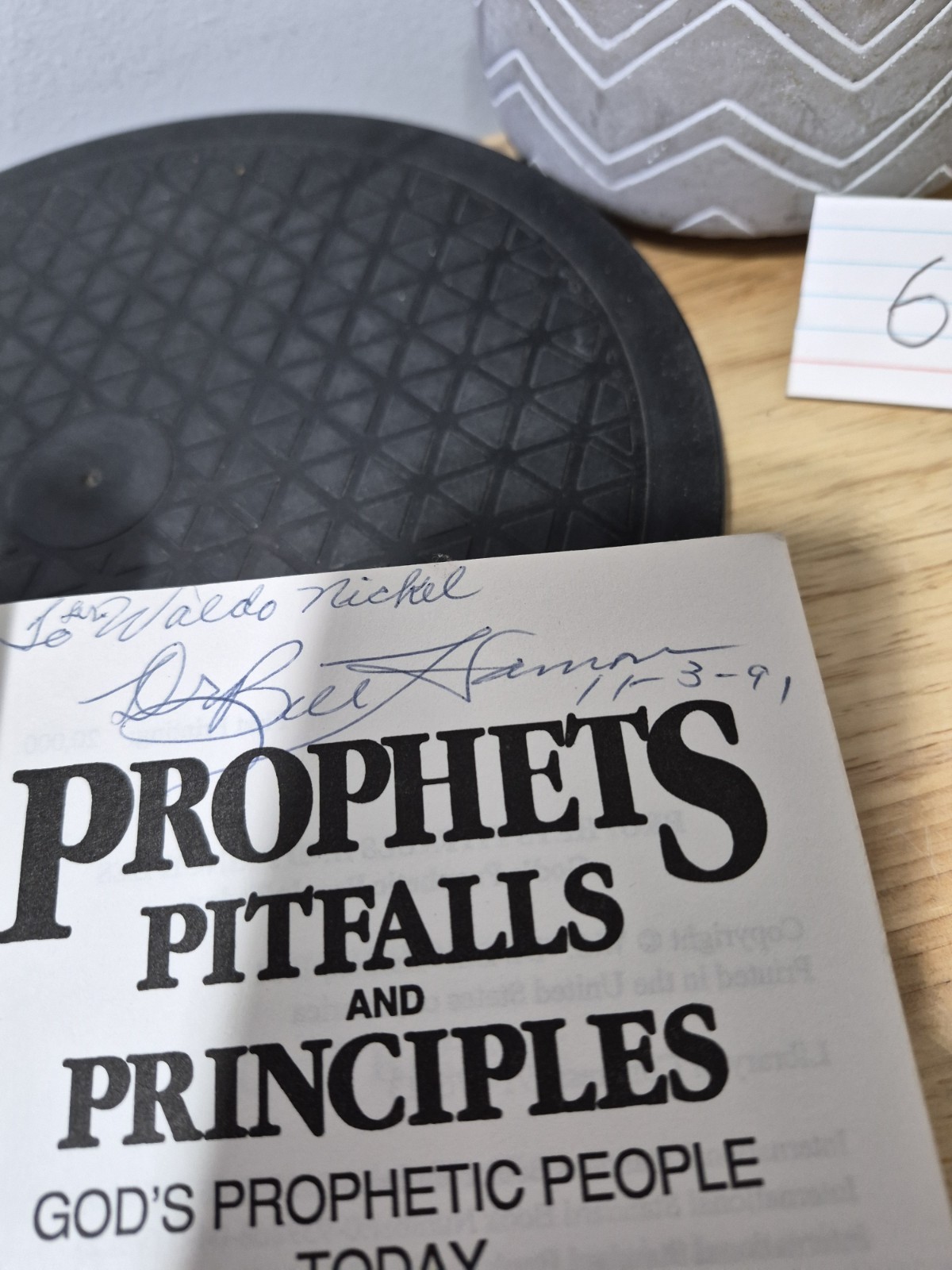 SIGNED – Prophets, Pitfalls & Principles by Dr. Bill Hamon 1991 Paperback