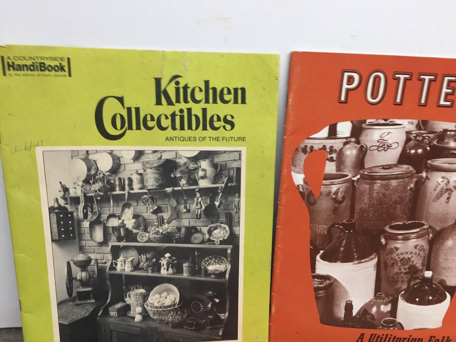 9 Antique Reference Books Eric Sloane Kovel Pottery Tools Kitchen Collectibles