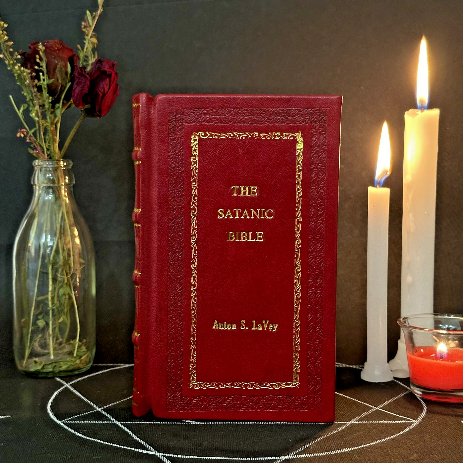 The Satanic Bible By La Vey, Anton [Premium Leather Bound]