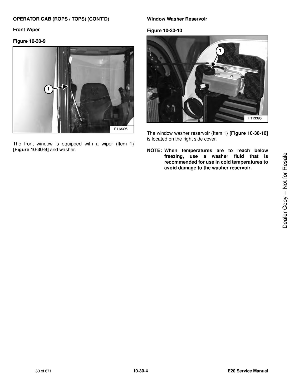 BOBCAT E20 Compact Excavator SN AWRH1101 and Up Service Manual , FOLDOUTS