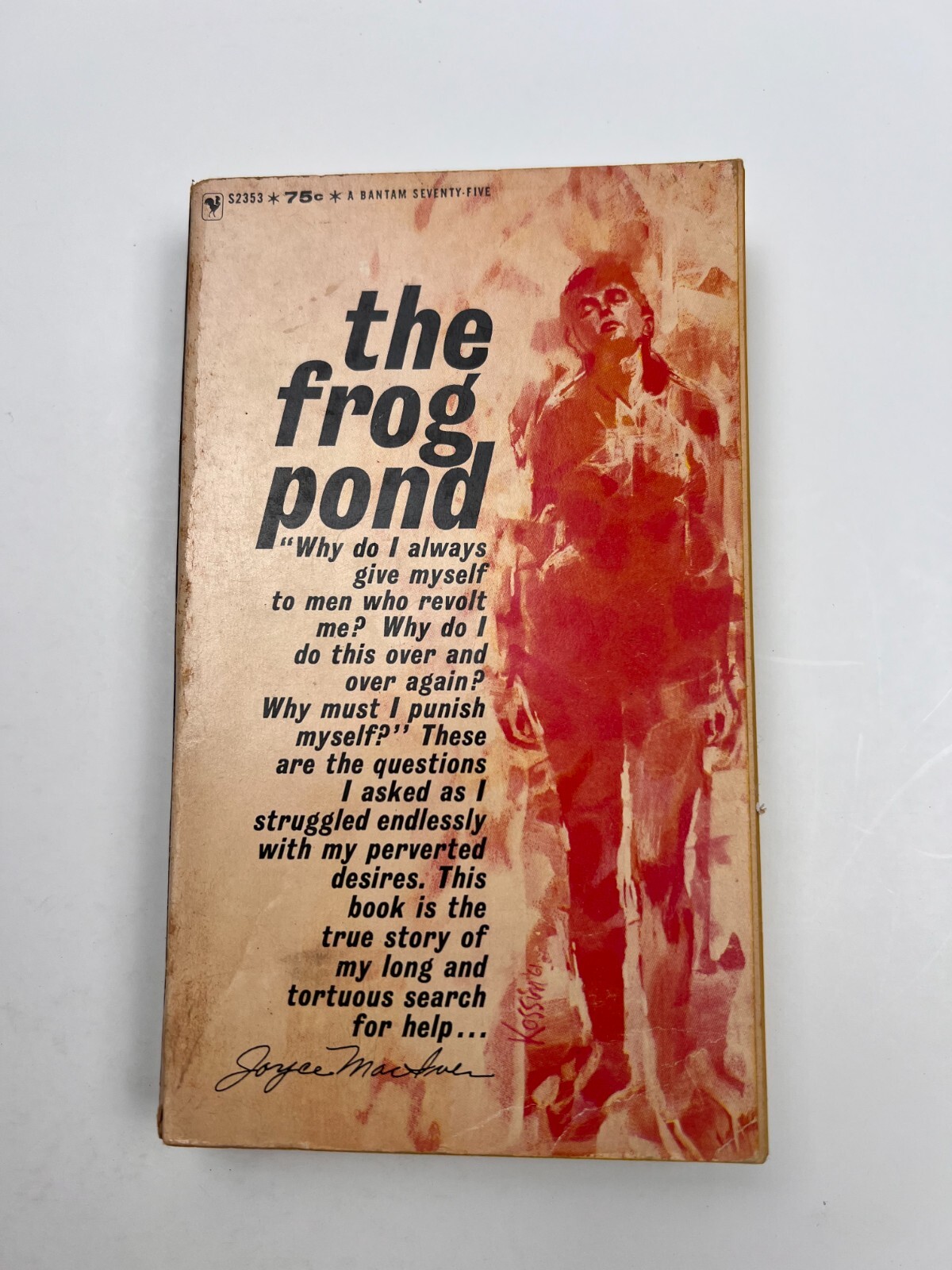 THE FROG POND by Joyce Maclver A Bantam Book 1962 Edition Paperback PB Novel