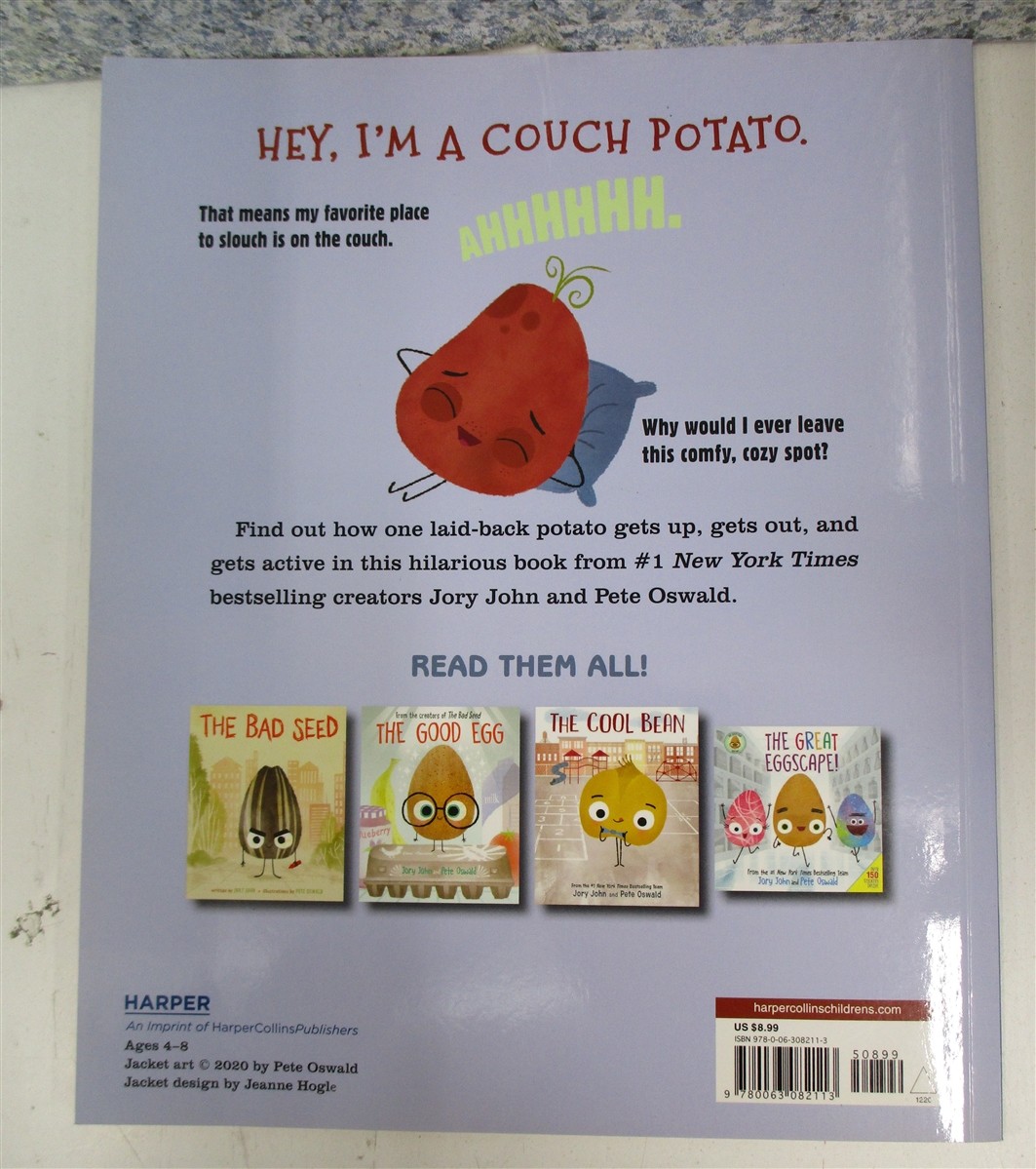 BOOK The Couch Potato by Jory John and Pete Oswald NEW