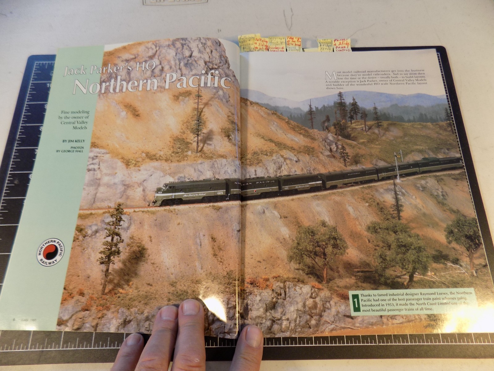 Model Railroader Great Model Railroads, 1995, 8 layouts 98pgs annotated (071554)