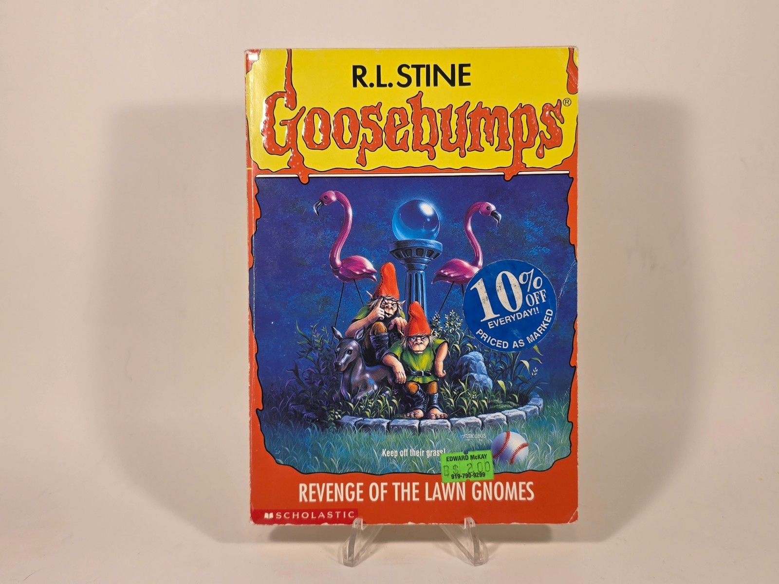 Goosebumps Revenge of the Lawn Gnomes Original 1st Edition R. L. Stine
