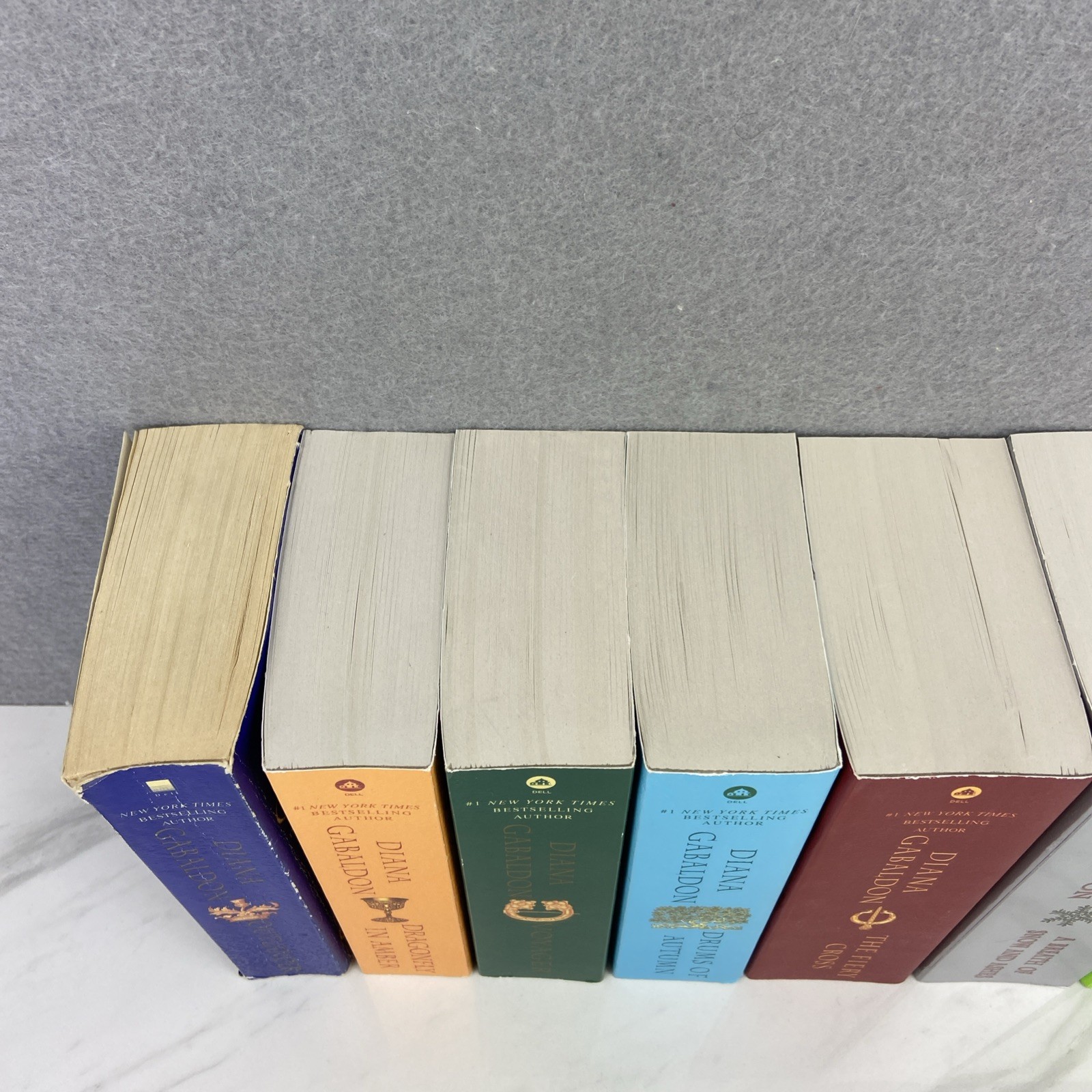 OUTLANDER Complete Series Lot of 8 (#1-8) Set Paperback PB Books Diana Gabaldon