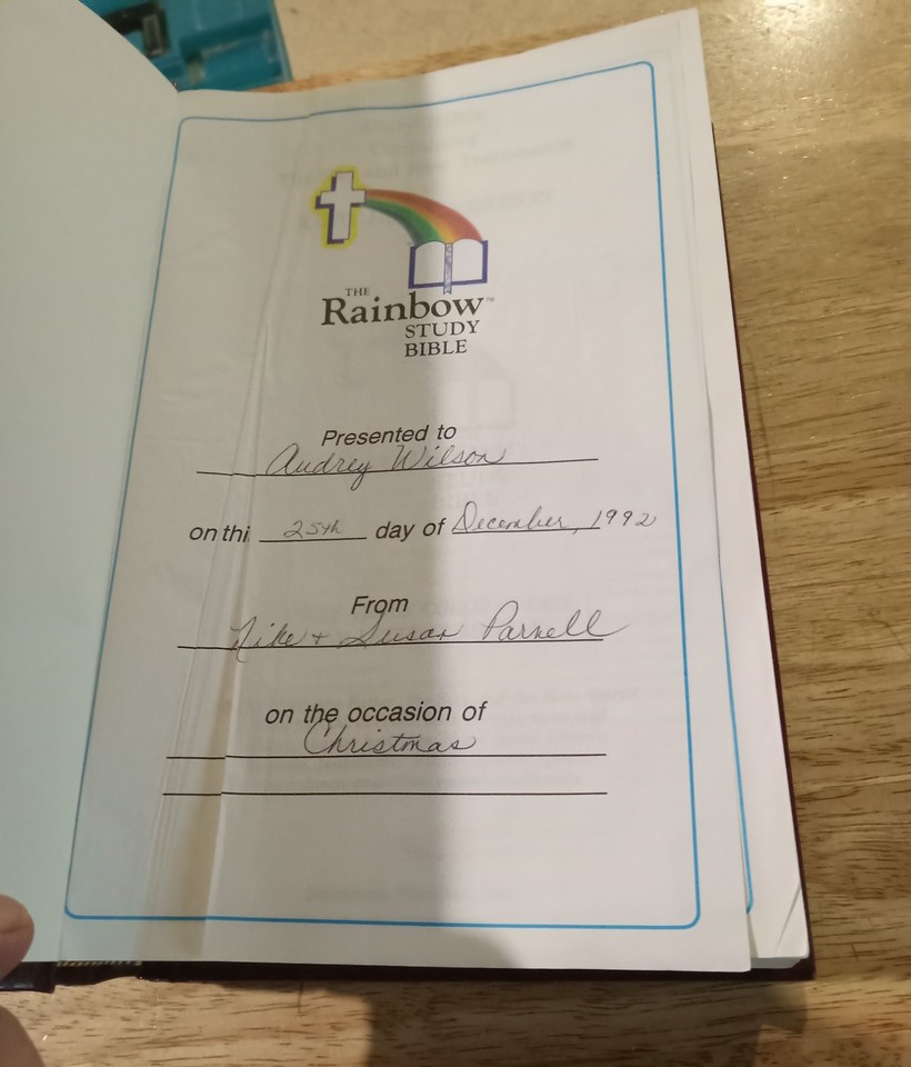 Rainbow Study Bible/King James/Index