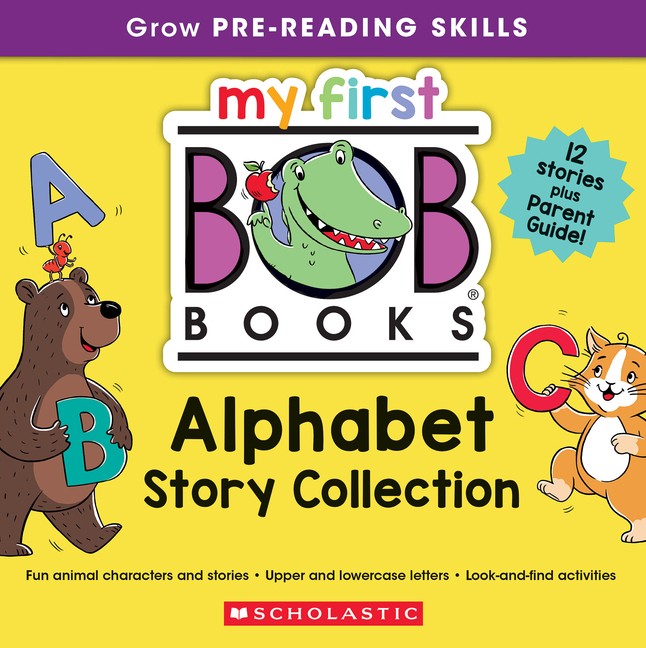 My First Bob Books – Alphabet Story Collection Bind-Up Phonics, Library Binding