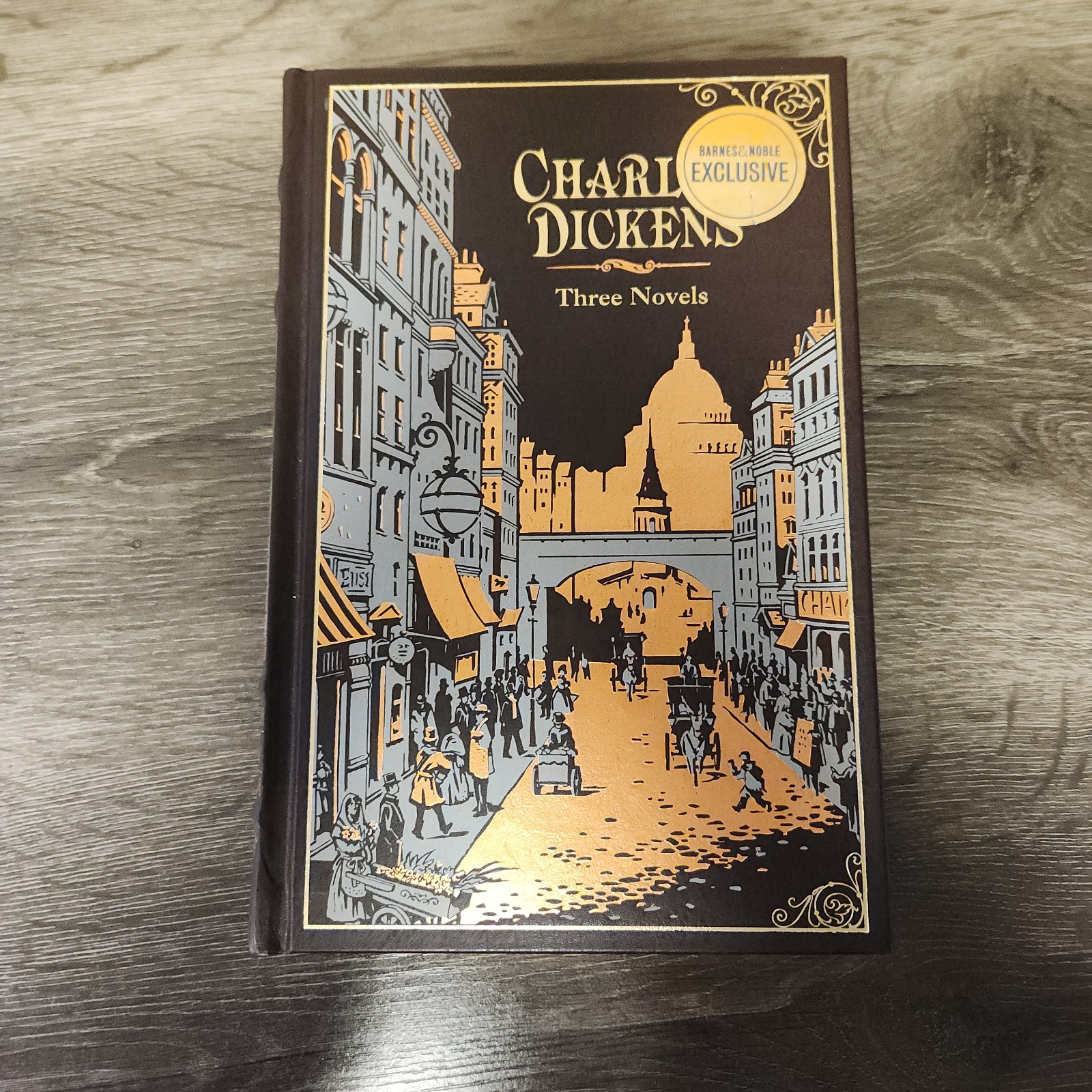 Charles Dickens: Three Novels Bonded Leather Collectible Edition Barnes & Nobles