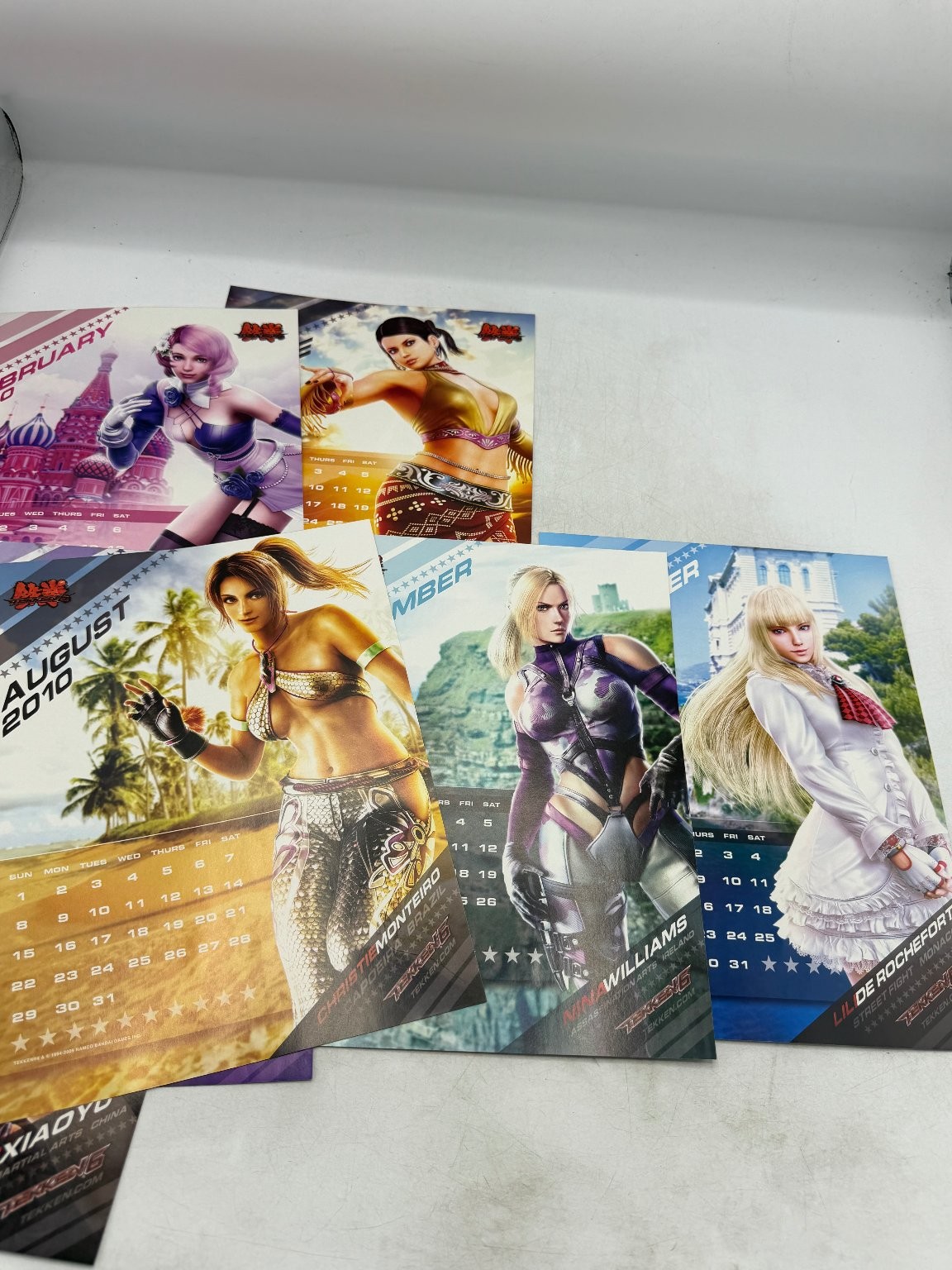 Tekken 6 Limited Edition Premium Gift Calendar 2009-2010 Bandai Namco