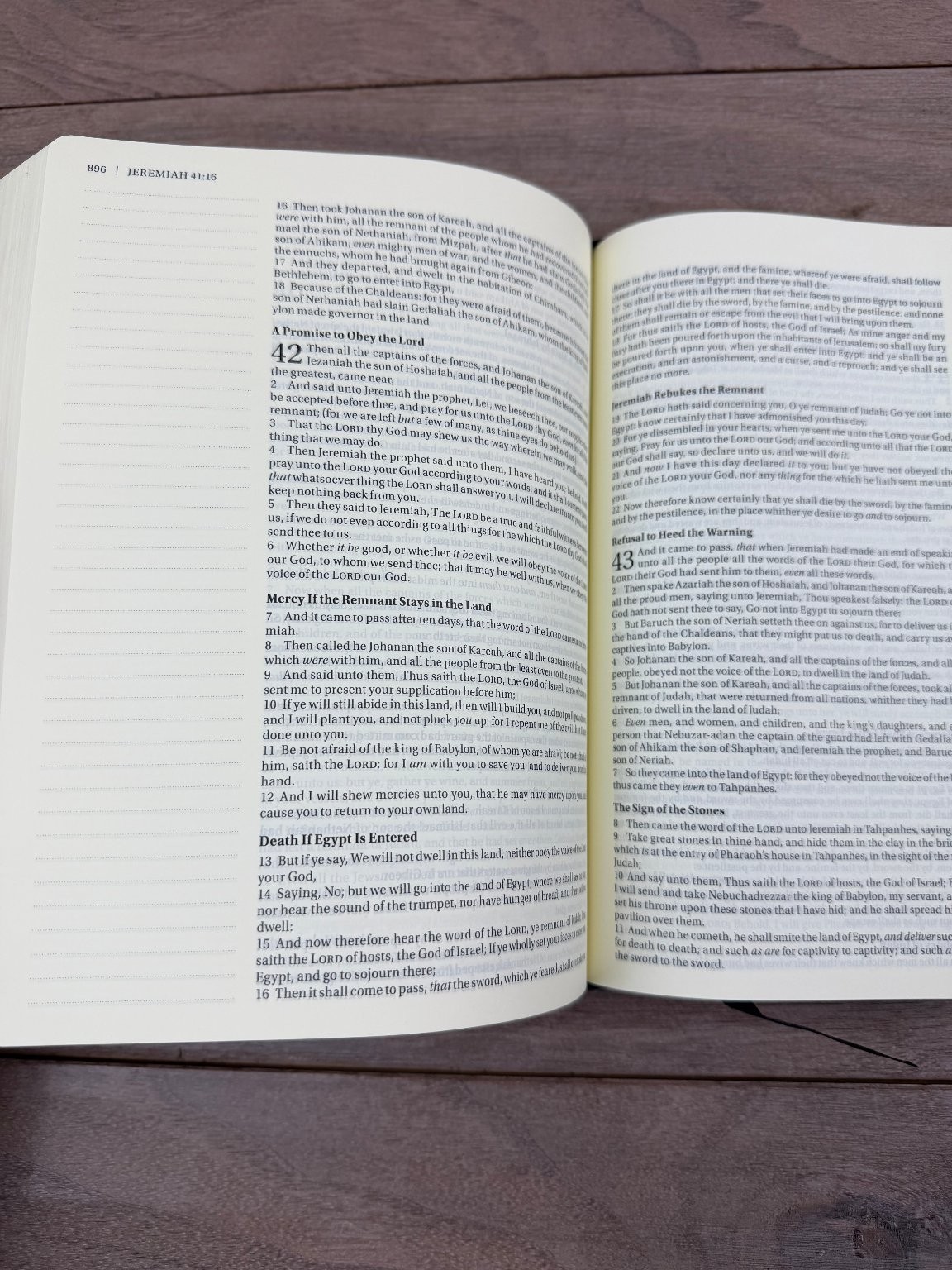 KJV Journal the Word Bible 2016 Thomas Nelson Hardcover Lay-Flat Black