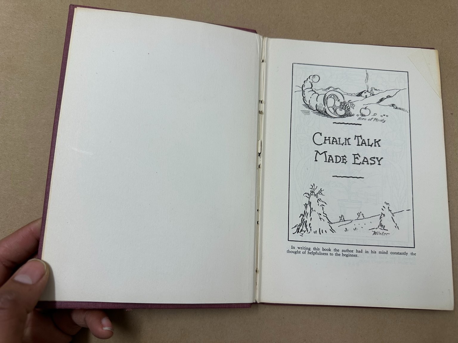 Chalk Talk Made Easy William Allen Bixler 1948 Illustrated Art Teaching