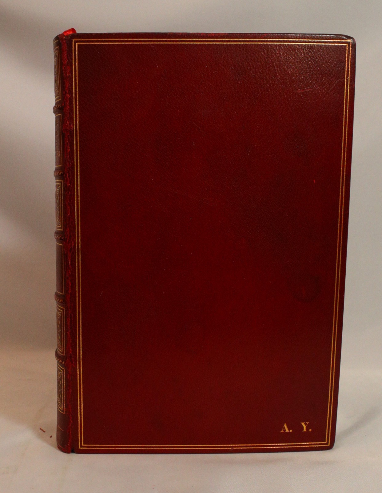 [SH13] 1899 Fine Leather Binding by Zucker Gilt. Keats Poetical Works & Letters