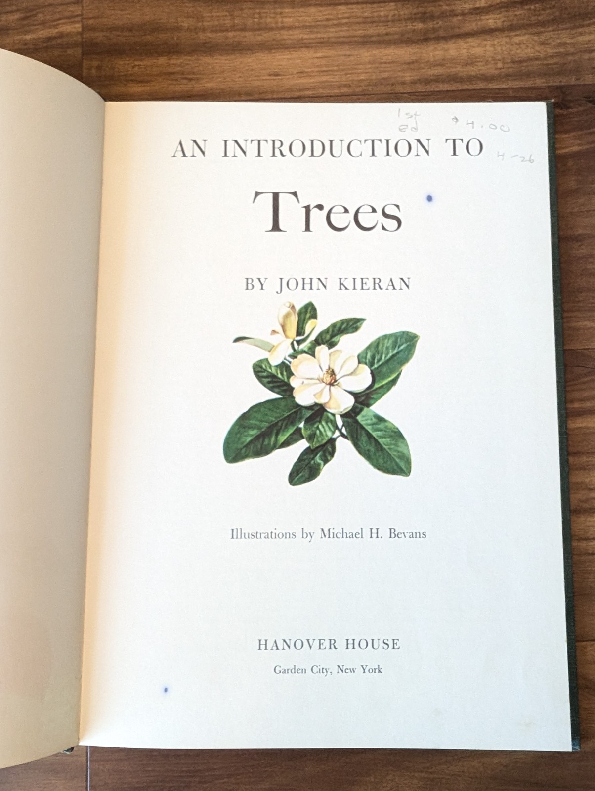 An Introduction To Trees by John Kieran 100 Trees In Color 1954 1ST EDITION
