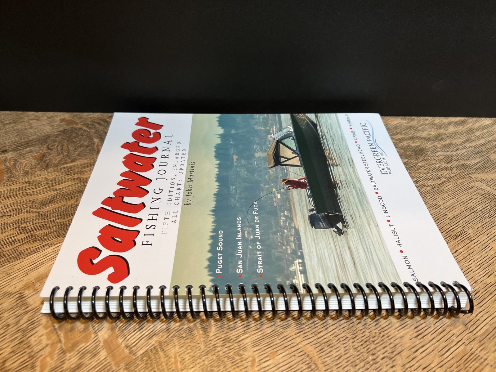 Saltwater Fishing Journal- 5th Ed. – John Martinis. Puget sound, San Juan’s Etc