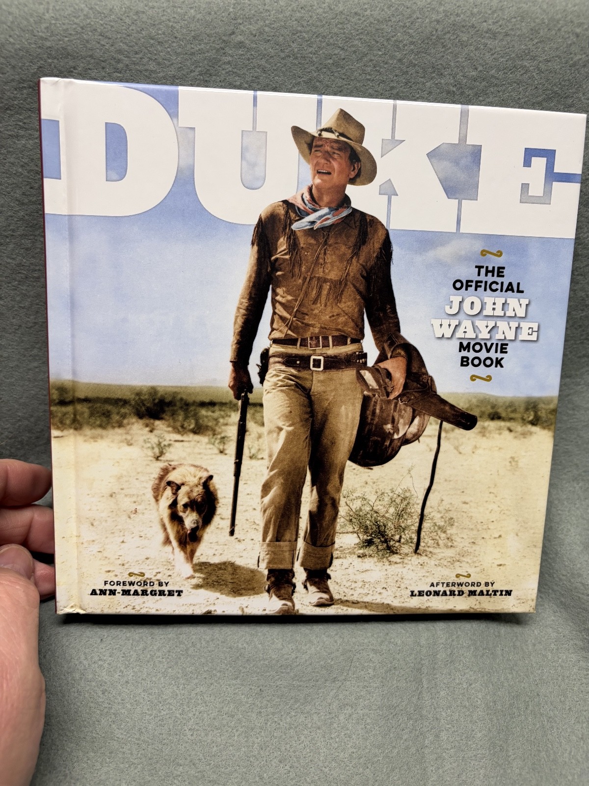 (a106) – DUKE – The Official John Wayne Movie Book – 300-pages