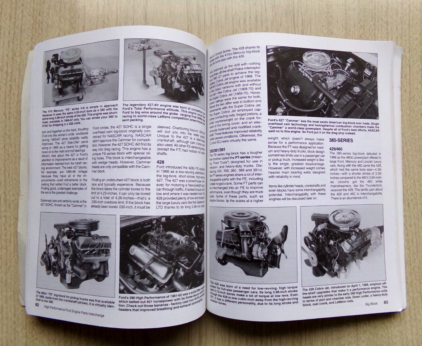 High Performance Ford Engine Parts Interchange George Reid CarTech SA Design