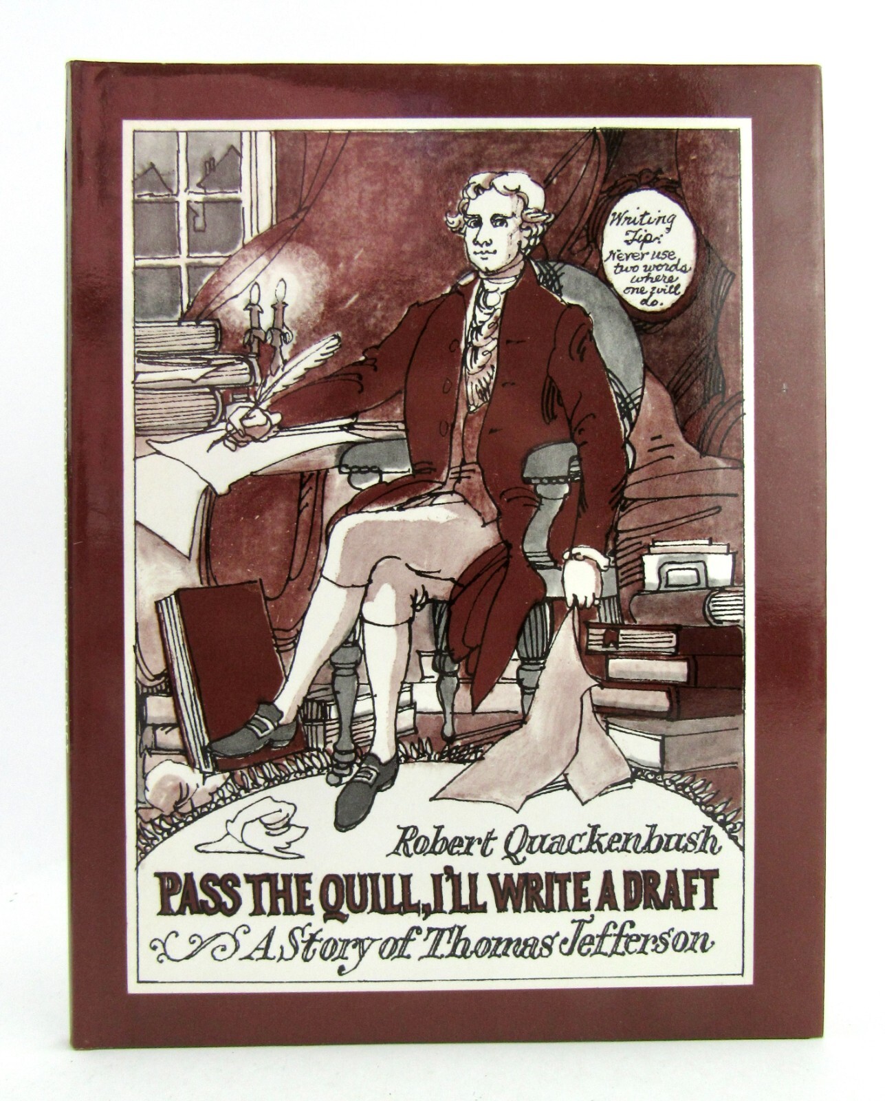 PASS THE QUILL, I’LL WRITE A DRAFT Robert Quackenbush 1989 1st/1st HBDJ Fine L1