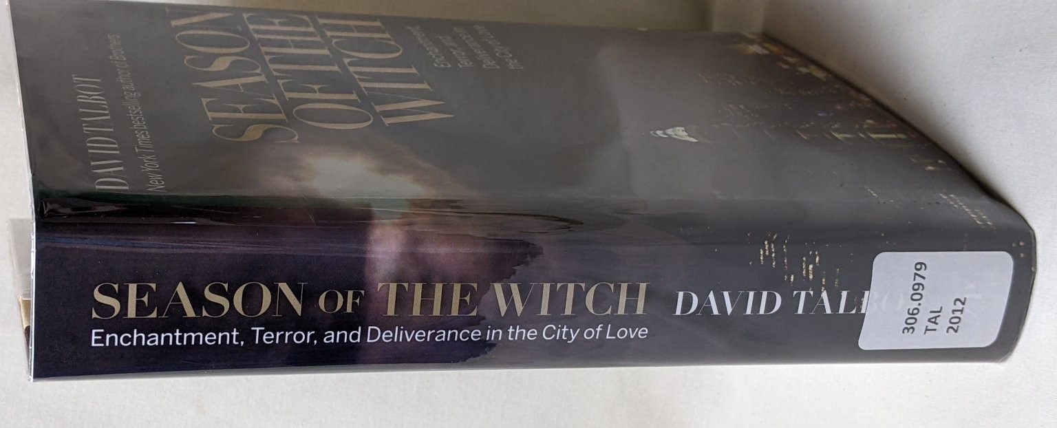 Season of the Witch David Talbot 2012 First Edition Hardcover Free Press