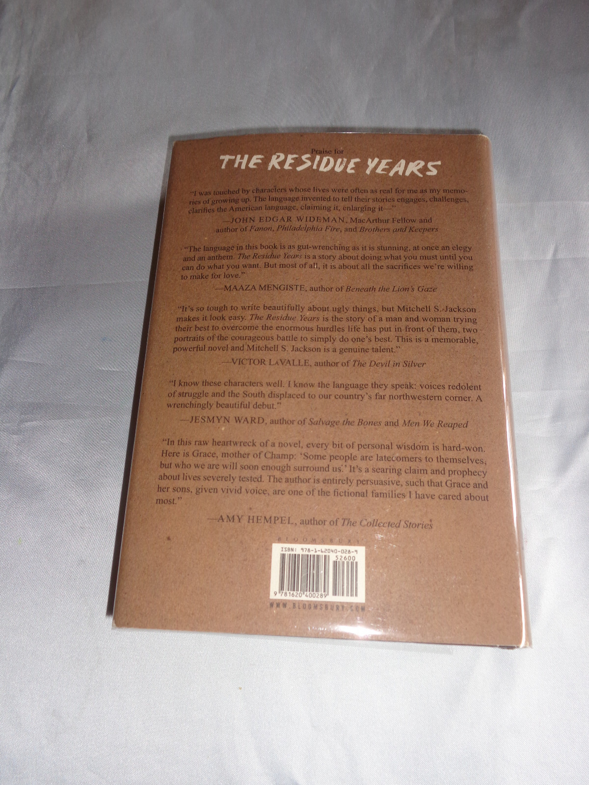 The Residue Years by Mitchell S Jackson SIGNED 1st/1st 2013 Hardcover